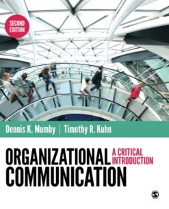 Organizational Communication: A Critical Introduction 2nd Edition