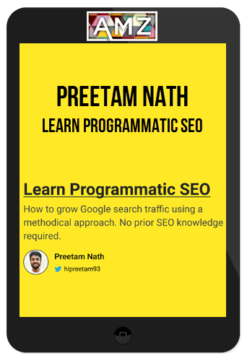 Preetam Nath – Learn Programmatic SEO