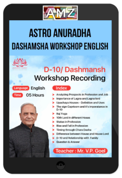 Astro Anuradha – Dashamsha Workshop English