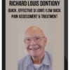 Richard Louis DonTigny – Quick, Effective SI Joint/Low Back Pain Assessment & Treatment