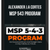 Alexander J.A Cortes - MSP 543 Program