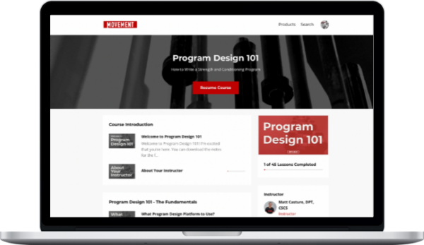 The Movement System – Program Design 101