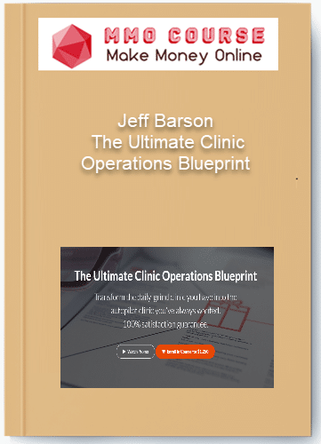 Jeff Barson %E2%80%93 The Ultimate Clinic Operations Blueprint