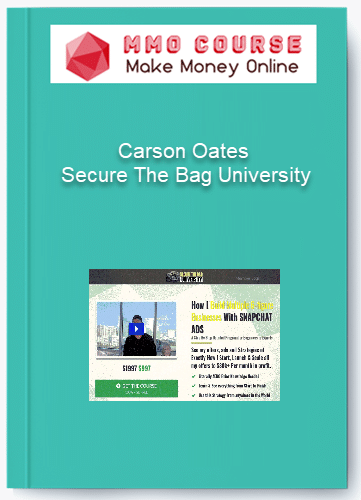 Carson Oates %E2%80%93 Secure The Bag University