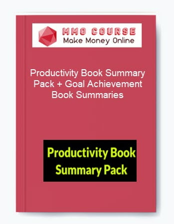 Productivity Book Summary Pack Goal Achievement Book Summaries