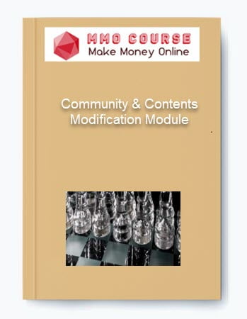 Community Contents Modification Module