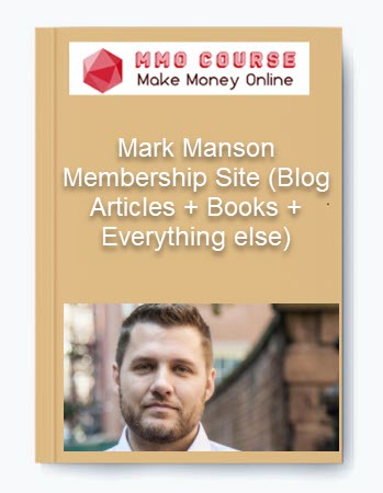 Mark Manson Membership Site (Blog Articles + Books + Everything else)