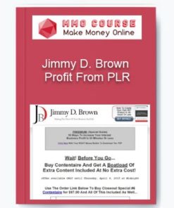 Jimmy D. Brown – Profit From PLR