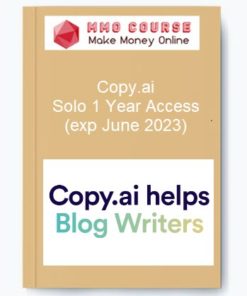 Copy.ai Solo 1 Year Access (exp June 2023)