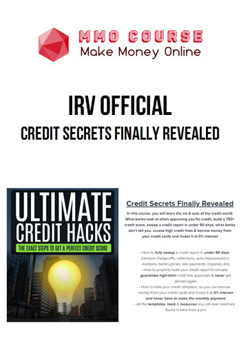 Irv Official – Credit Secrets Finally Revealed