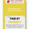 Elise McDowell – Paid by Pinterest