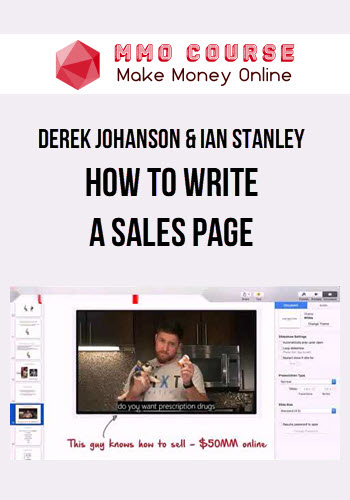 Derek Johanson & Ian Stanley – How To Write A Sales Page