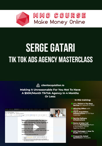 Serge Gatari – Tik Tok Ads Agency Masterclass