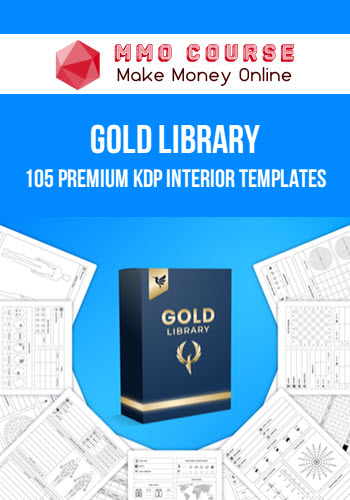 Gold Library +105 Premium KDP Interior Templates