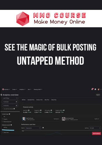 See the MAGIC of Bulk Posting – Untapped Method