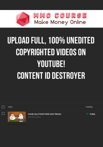 Upload FULL, 100% Unedited Copyrighted Videos on Youtube! Content ID DESTROYER
