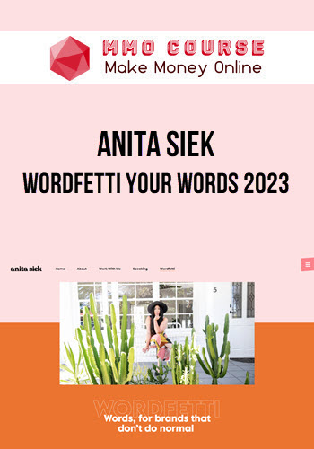 Anita Siek – Wordfetti Your Words 2023