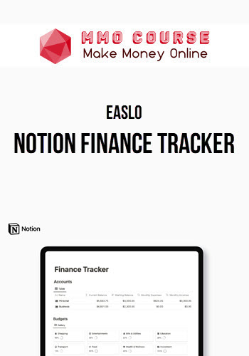 Easlo – Notion Finance Tracker