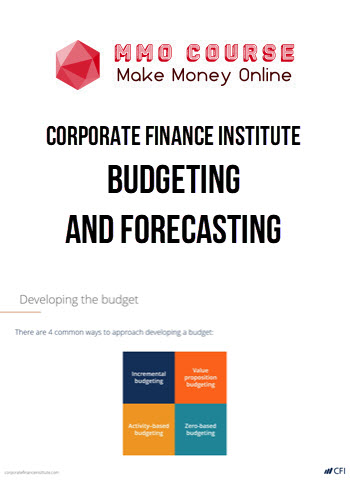 Corporate Finance Institute – Budgeting and Forecasting