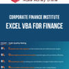 Corporate Finance Institute – Excel VBA for Finance