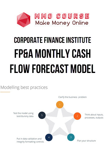 Corporate Finance Institute – FP&A Monthly Cash Flow Forecast Model