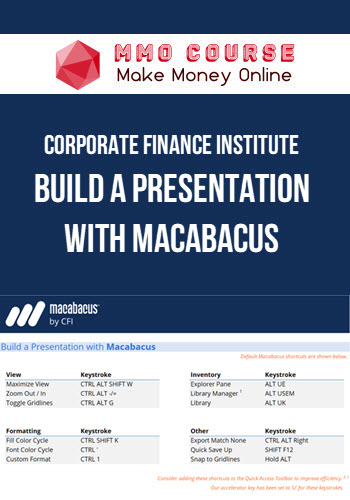 Corporate Finance Institute – Build a Presentation with Macabacus
