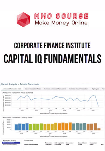 Corporate Finance Institute – Capital IQ Fundamentals