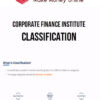 Corporate Finance Institute – Classification - Fundamentals & Practical Applications