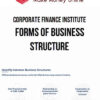 Corporate Finance Institute – Forms of Business Structure
