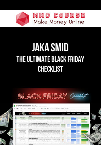 Jaka Smid – The Ultimate Black Friday Checklist