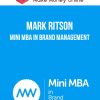 Mark Ritson – Mini MBA in Brand Management
