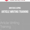Writers & Spire – Article Writing Training