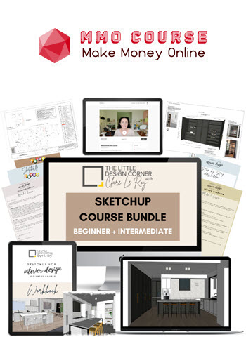 Clare Le Roy – SketchUp Beginner + Intermediate Course Bundle