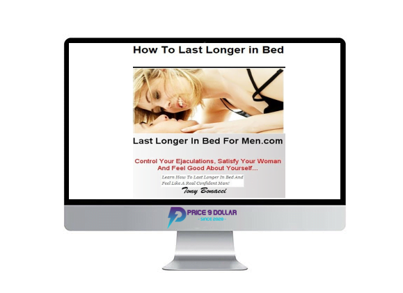 Last Longer In Bed For Men %E2%80%93 Tony Bonacci