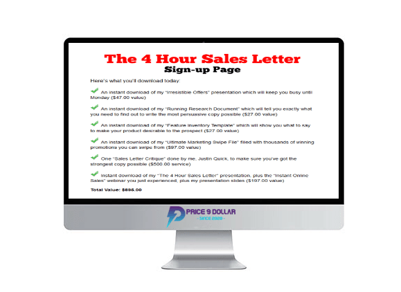 4 Hour Sales Letter