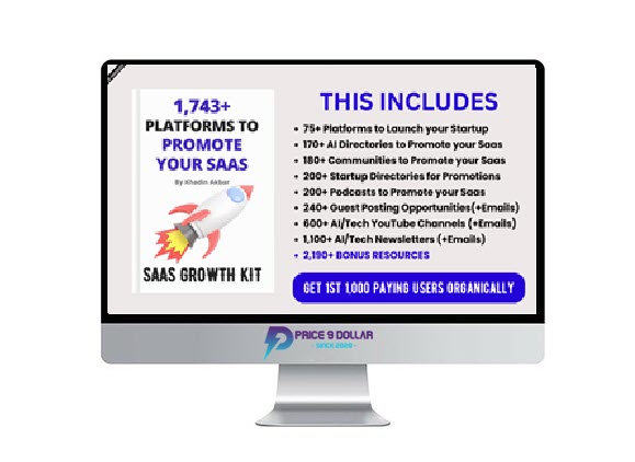 Saas Pedia – Saas Growth Kit 2024 [1,743+ Places to Promote your Startup]