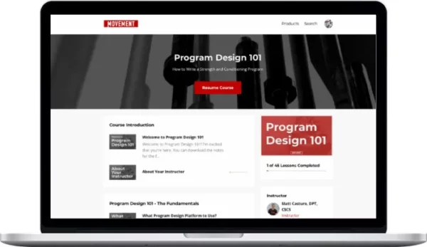 The Movement System – Program Design 101