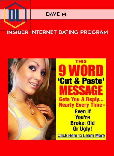 203 Dave M Insider Internet Dating Program