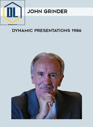 60 John Grinder Dynamic Presentations 1986