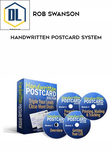 Rob Swanson %E2%80%93 Handwritten Postcard System