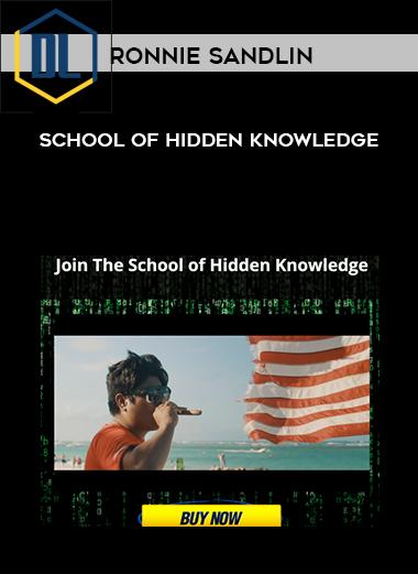 Ronnie Sandlin %E2%80%93 School of Hidden Knowledge