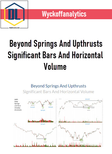 Beyond Springs And Upthrusts Significant Bars And Horizontal Volume