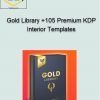 Gold Library 105 Premium KDP Interior Templates