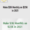 Make 3K Monthly on 25K in 2021