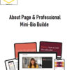 About Page & Professional Mini-Bio Builde