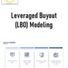 Corporate Finance Institute – Leveraged Buyout (LBO) Modeling