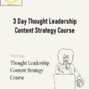 Regina Anaejionu – 3 Day Thought Leadership Content Strategy Course