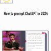 Ruben Hassid – How to prompt ChatGPT in 2024