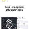 Adrian Twarog – OpenAI Template Starter Kit for ChatGPT / GPT3