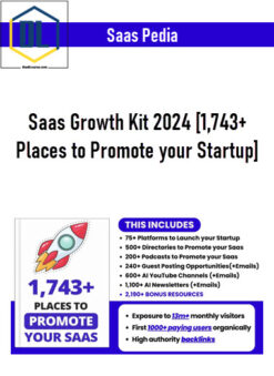 Saas Pedia – Saas Growth Kit 2024 [1,743+ Places to Promote your Startup]